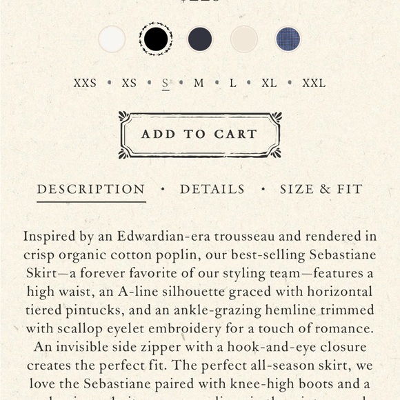 Doen Sebastian Skirt in Black - Picture 7 of 10